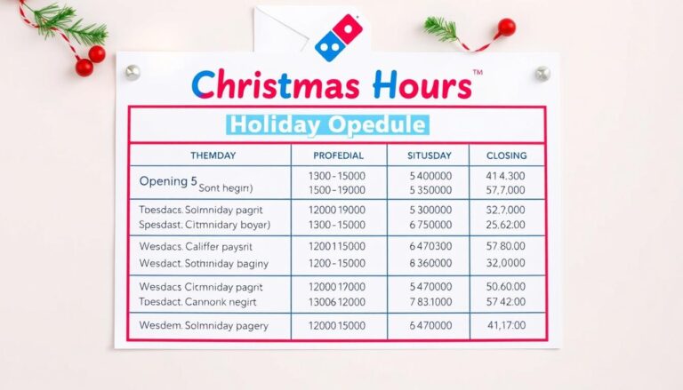 dominos christmas hours