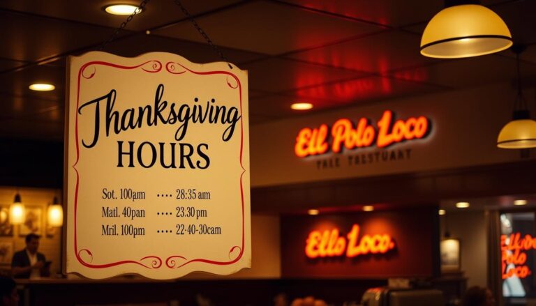 el pollo loco thanksgiving hours
